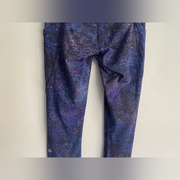 Lululemon Fast & Free High-Rise Crop II Nulux Polar Lights Blue - Size 4, 19” - Picture 16 of 16